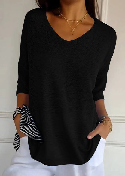 Élise | Top Intemporel à Col V