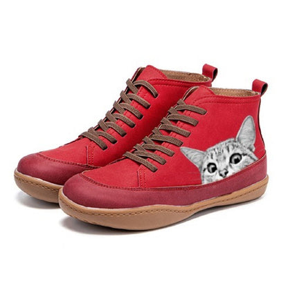 KittyKicks™ | Bottines Orthopédiques en Cuir