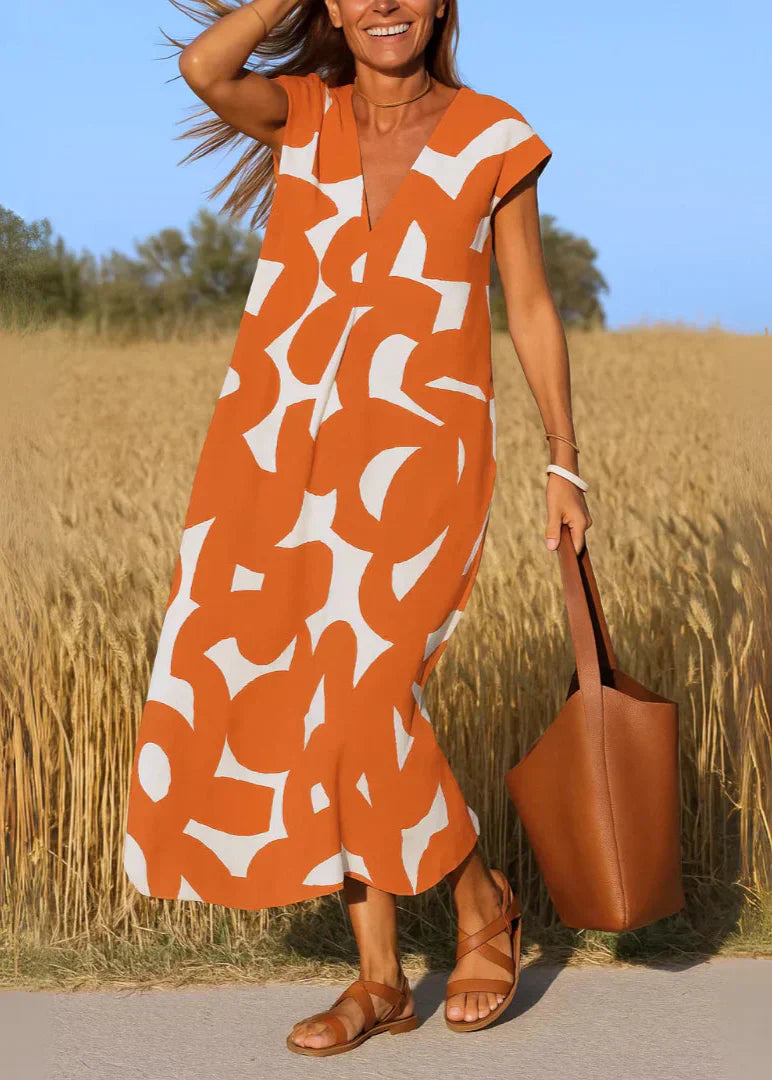 Valé - Robe fluide à col V