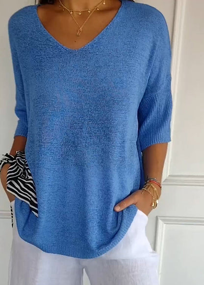 Élise | Top Intemporel à Col V